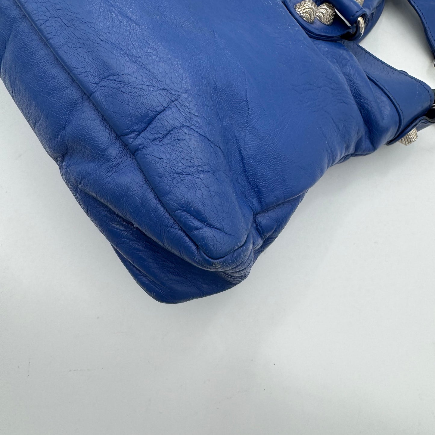 Balenciaga Royal Blue Giant 12 First Bag SHW