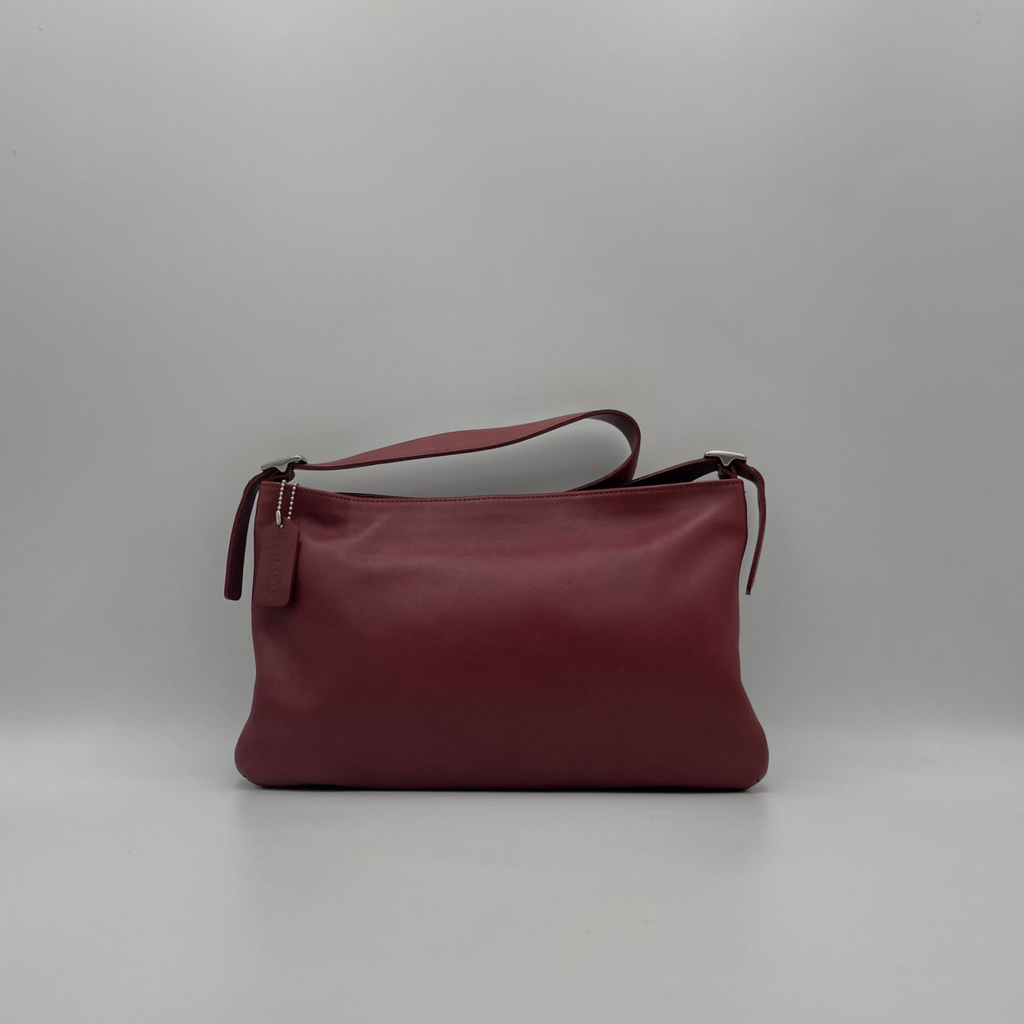 Coach Burgundy Leather Legacy Slim Shoulder Bag