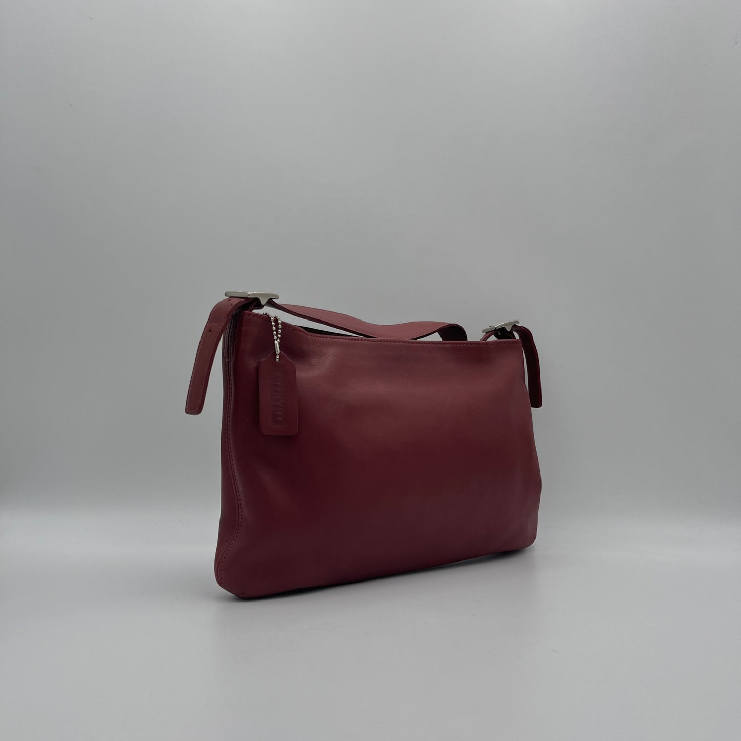 Coach Burgundy Leather Legacy Slim Shoulder Bag