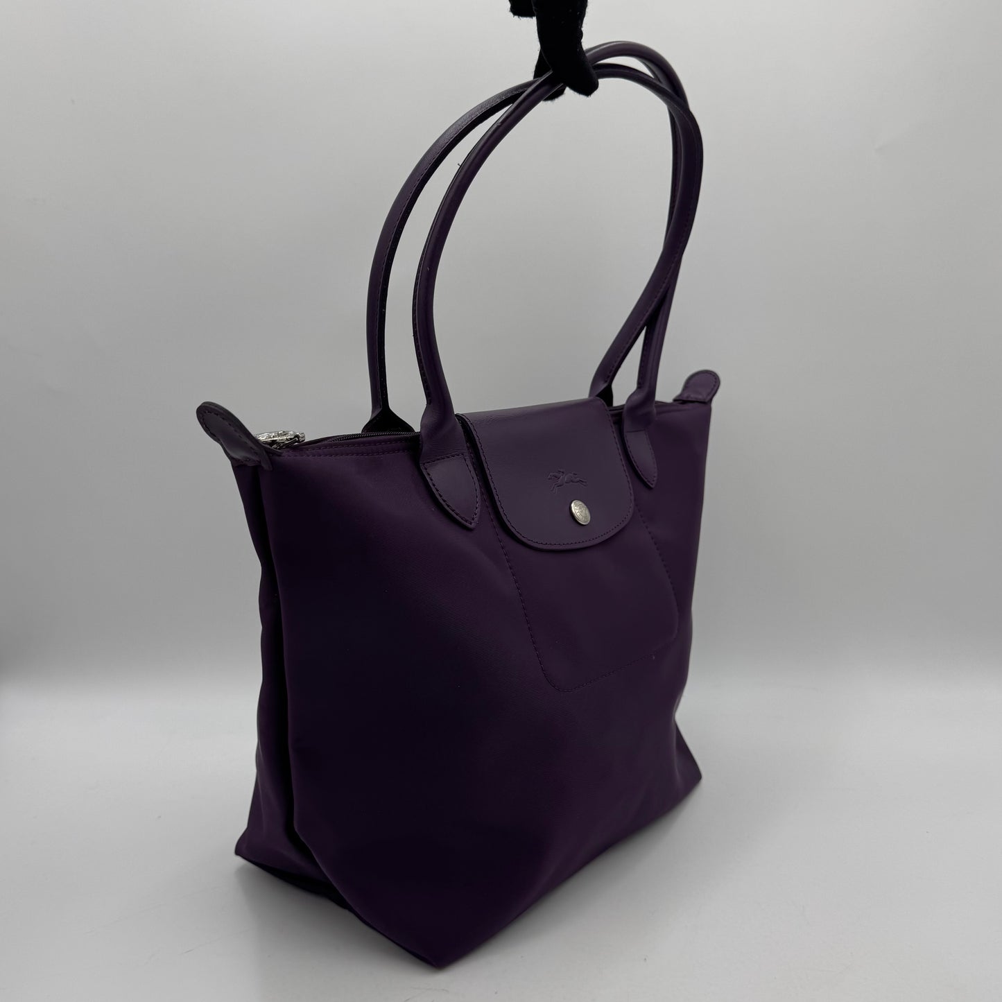 Longchamp Purple Neo Le Pliage Tote