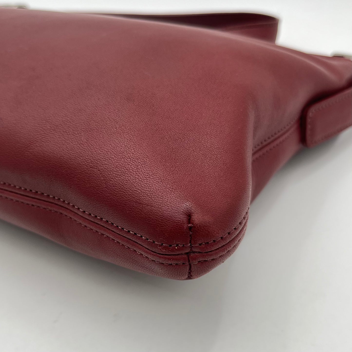 Coach Burgundy Leather Legacy Slim Shoulder Bag