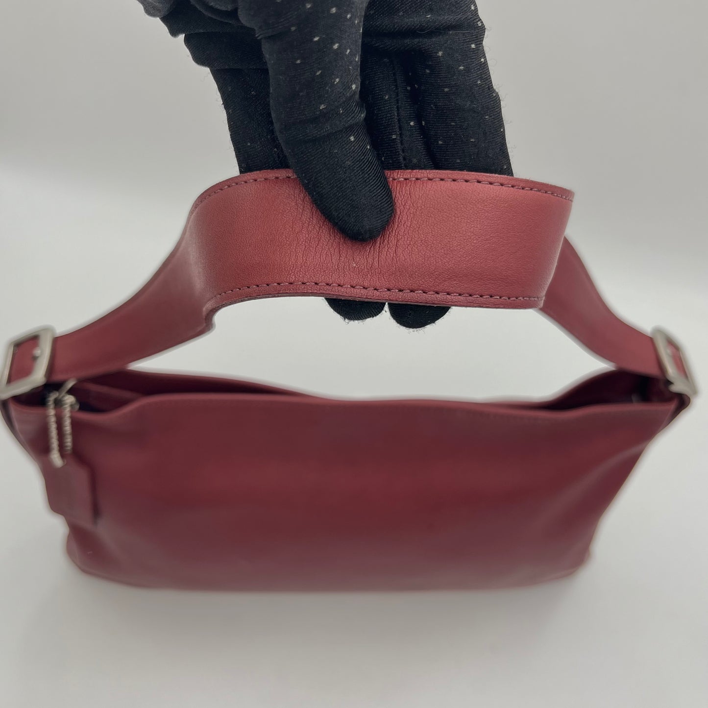 Coach Burgundy Leather Legacy Slim Shoulder Bag