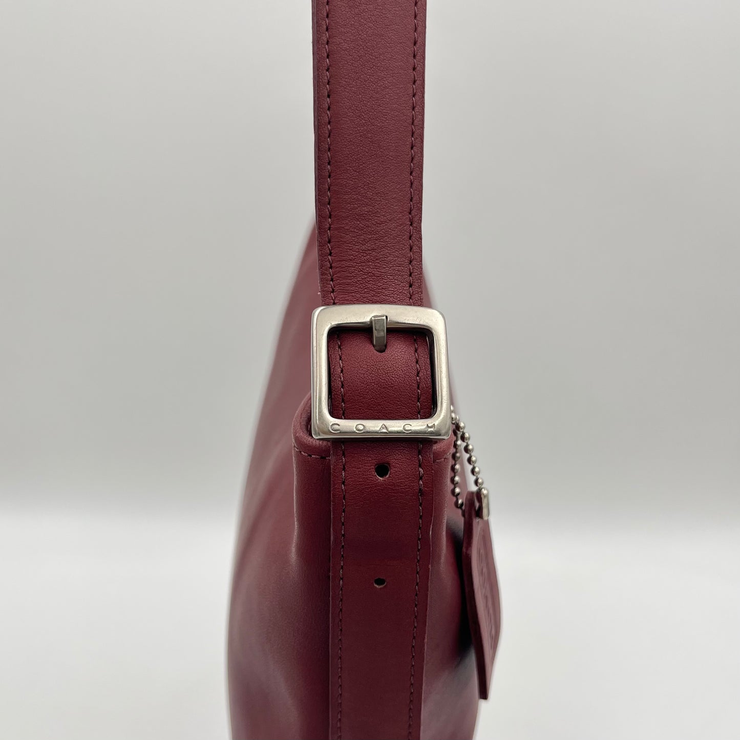 Coach Burgundy Leather Legacy Slim Shoulder Bag