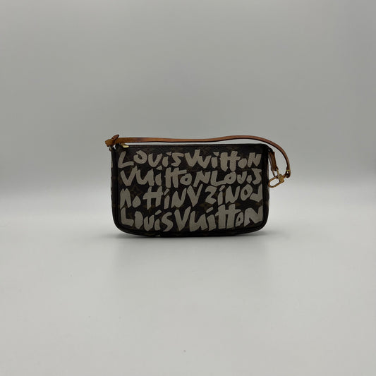 LV Stephen Sprouse White Graffiti Pochette