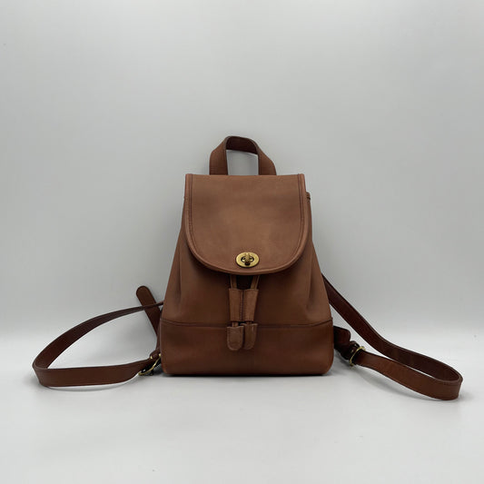 Coach British Tan Leather 9960 Backpack