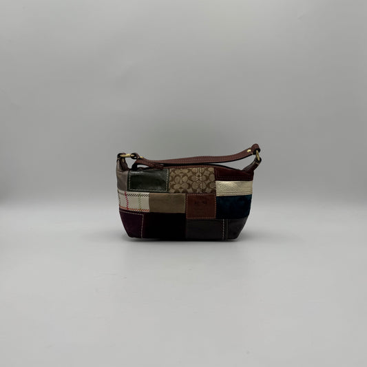 Coach Multicolor Patchwork Hobo Mini Handbag