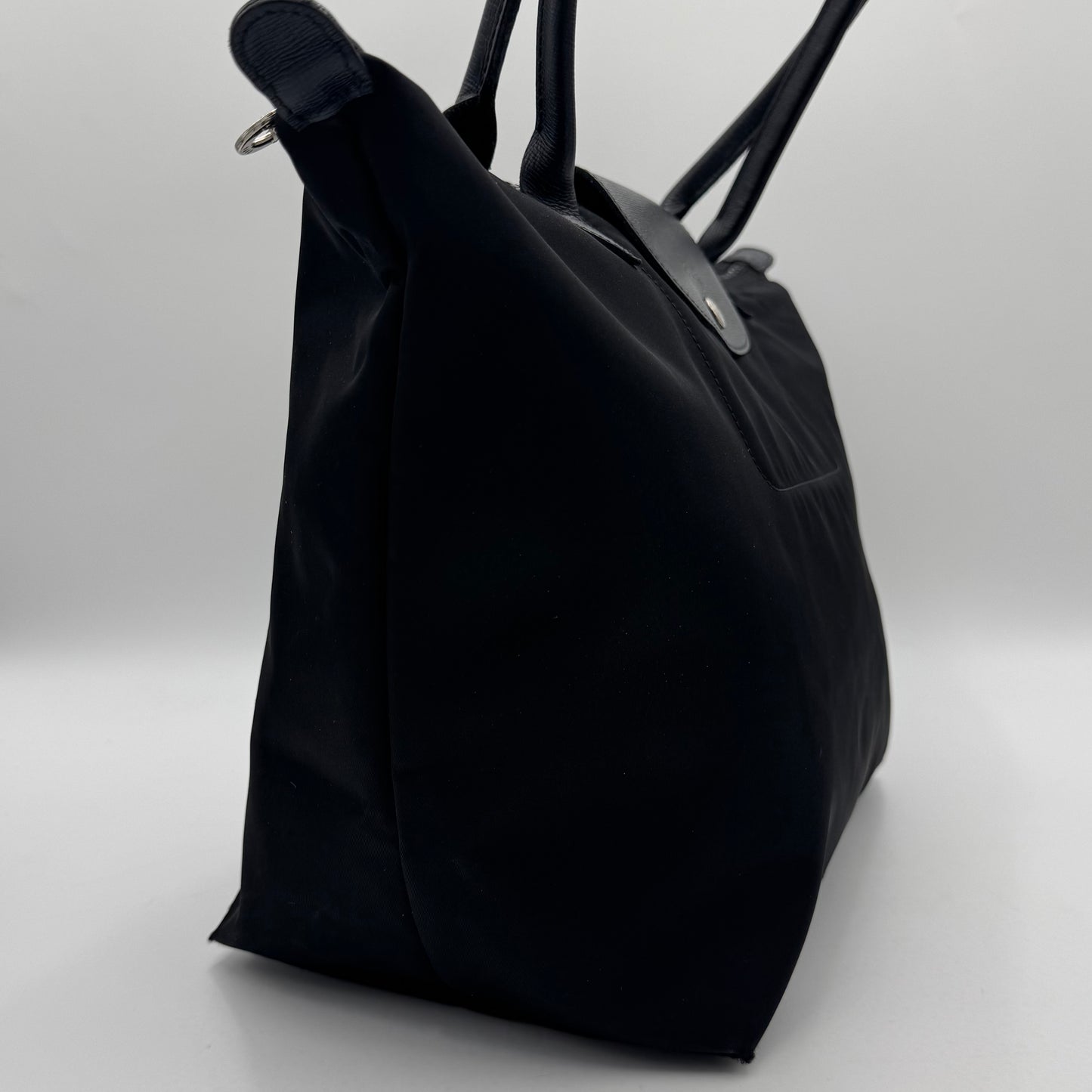 Longchamp Black Le Pliage Large Tote
