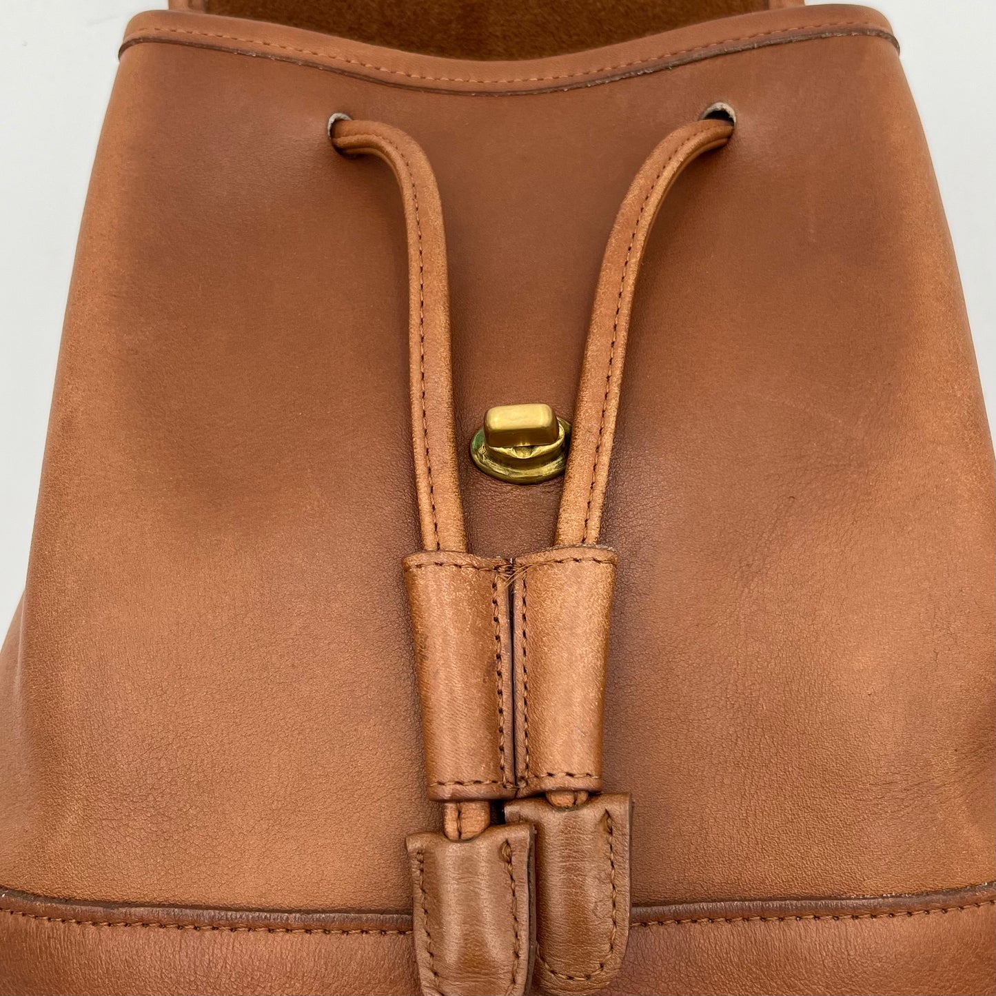 Coach British Tan Leather 9960 Backpack