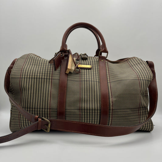 Polo Ralph Lauren Vintage Houndstooth Duffle Bag 50cm