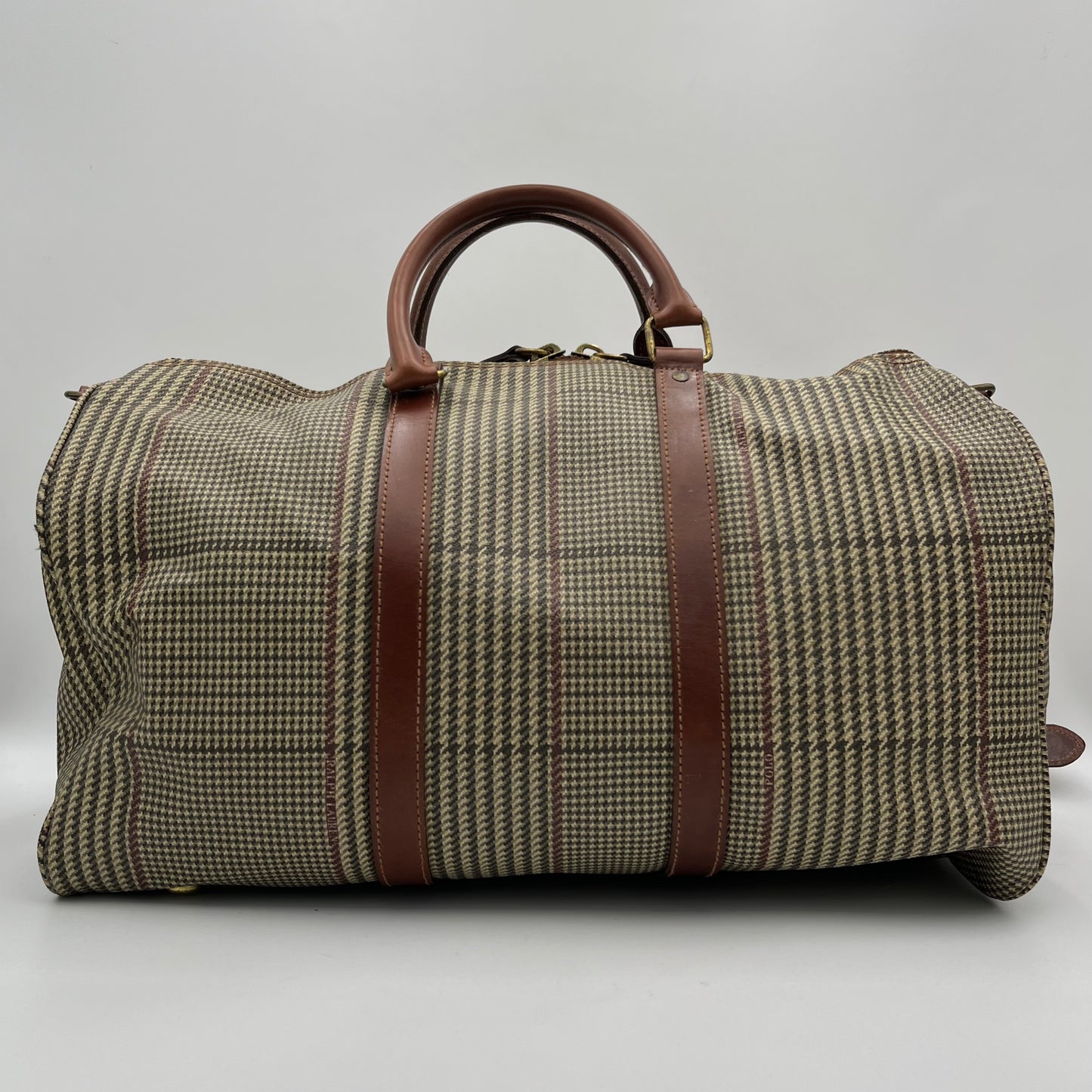 Polo Ralph Lauren Vintage Houndstooth Duffle Bag 50cm