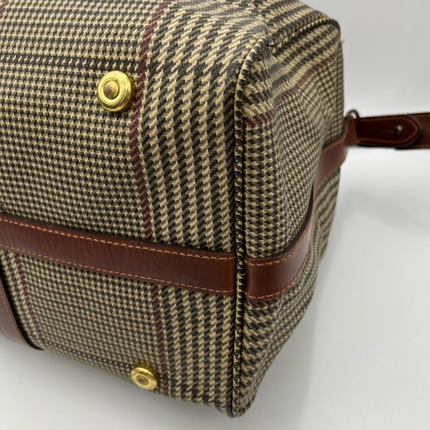 Polo Ralph Lauren Vintage Houndstooth Duffle Bag 50cm