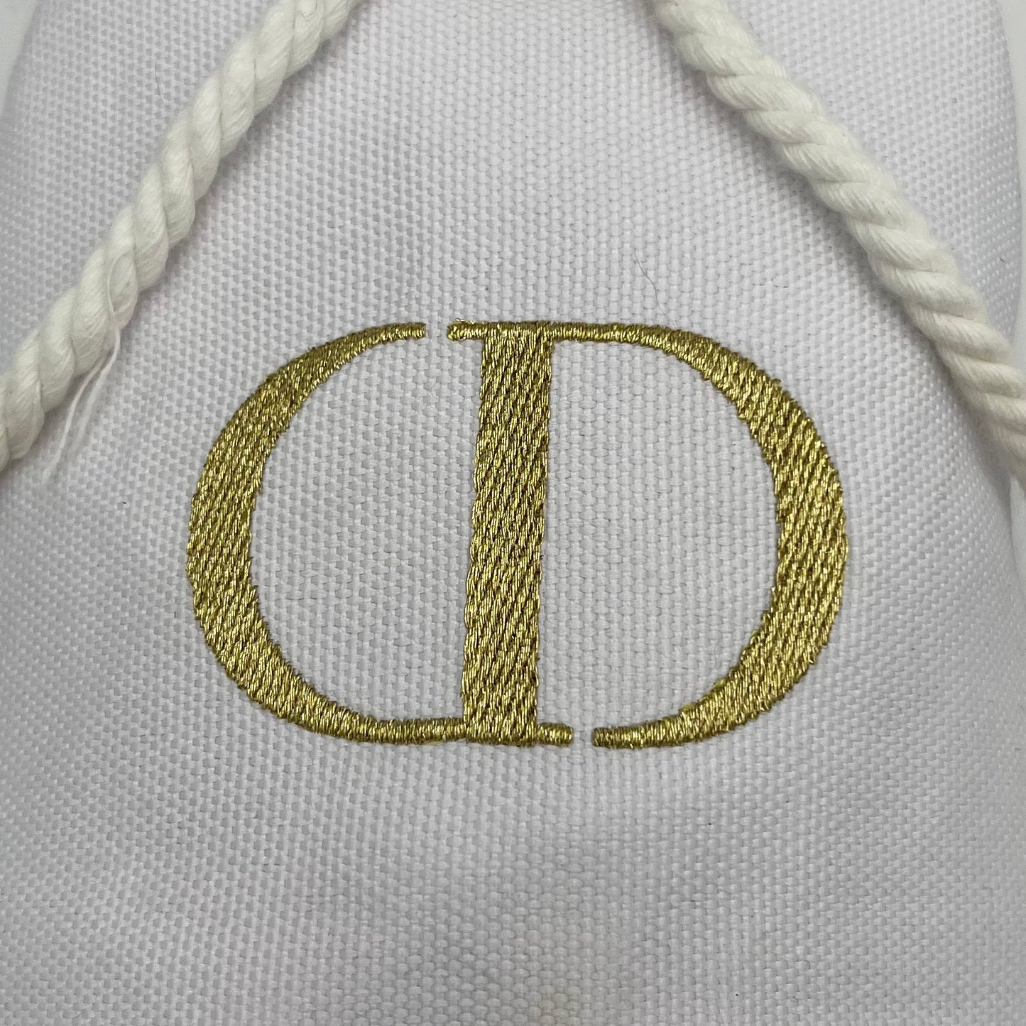 Christian Dior Beaute White Drawstring Pouch