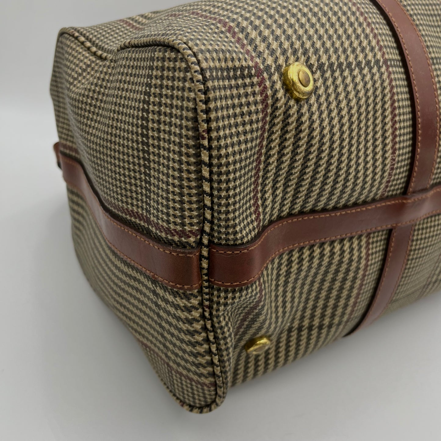 Polo Ralph Lauren Vintage Houndstooth Duffle Bag 50cm