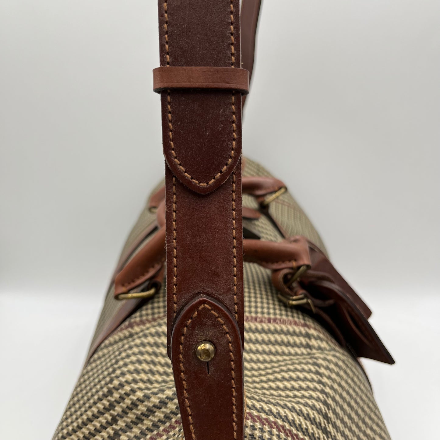 Polo Ralph Lauren Vintage Houndstooth Duffle Bag 50cm