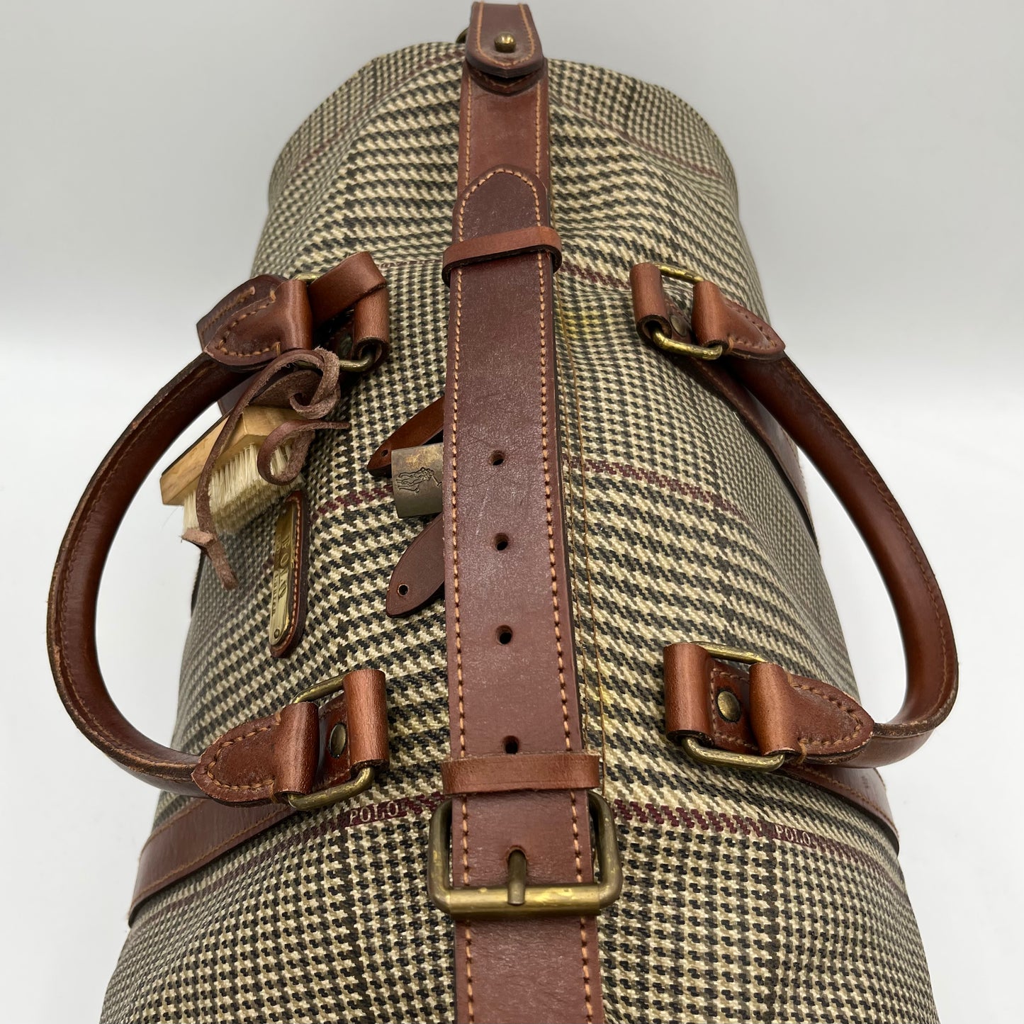 Polo Ralph Lauren Vintage Houndstooth Duffle Bag 50cm