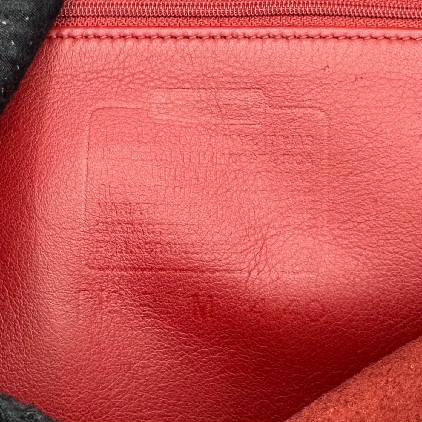 Coach 1997 Cherry Red Leather 4140 Lafayette Large Tote Bag