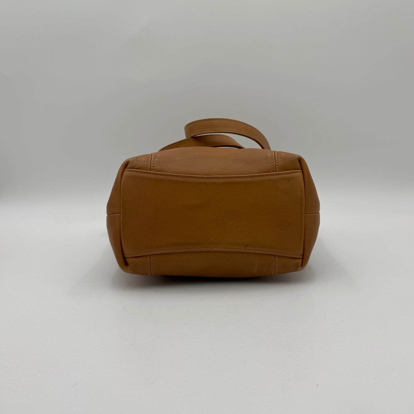 Coach 9077 Camel Brown Leather Legacy Lunch Tote