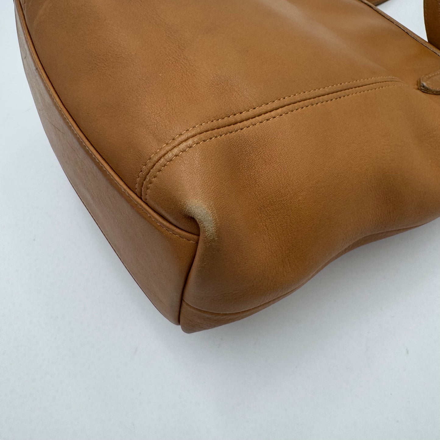 Coach 9077 Camel Brown Leather Legacy Lunch Tote
