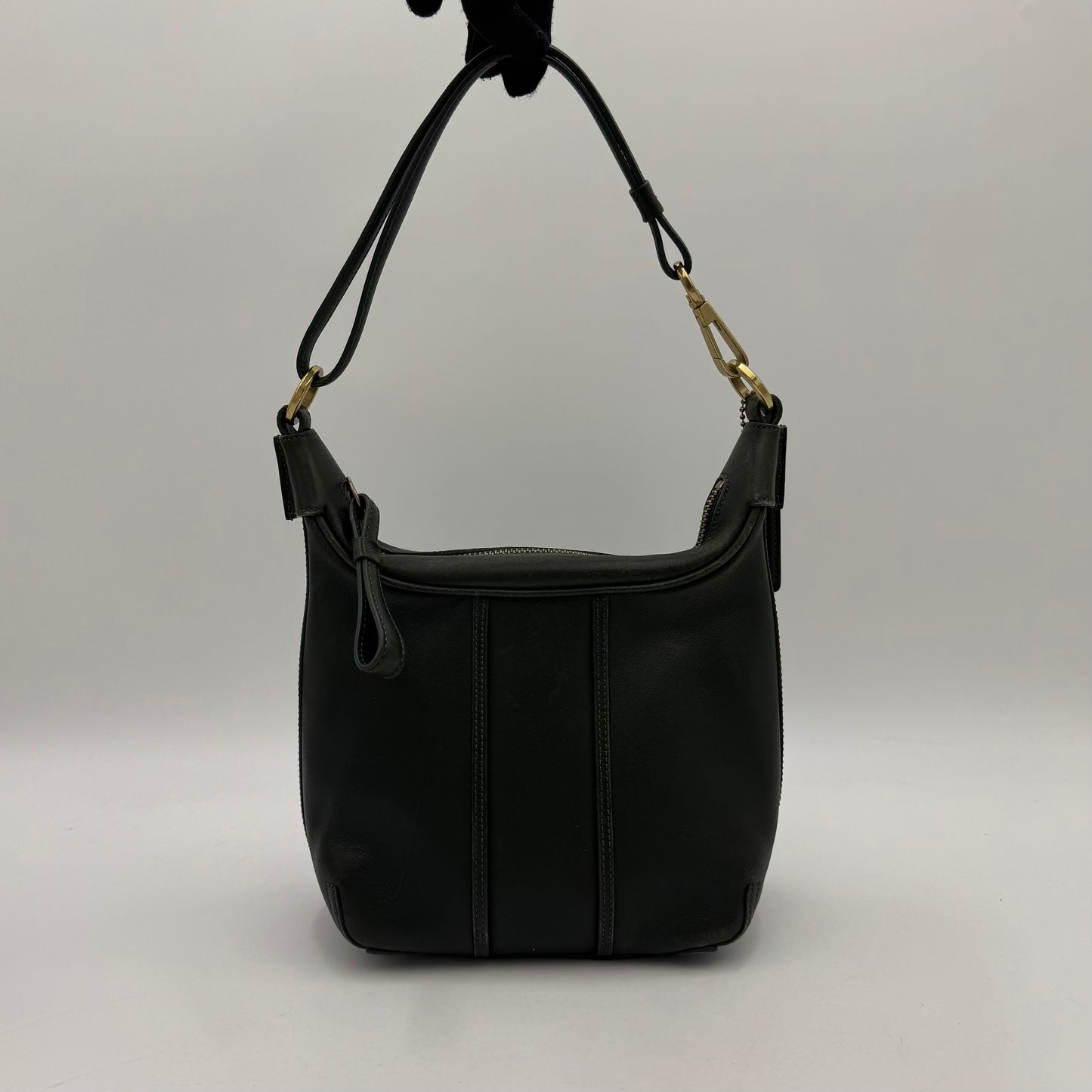 Coach 6950 Green Leather Amanda Hobo Shoulder Bag