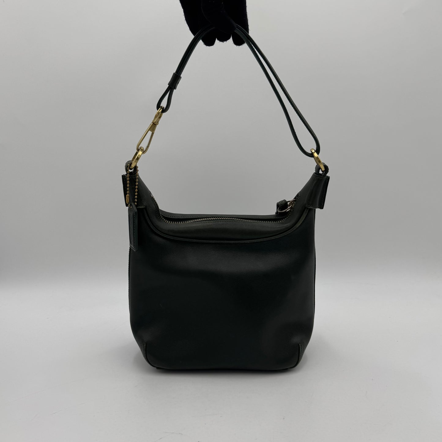 Coach 6950 Green Leather Amanda Hobo Shoulder Bag