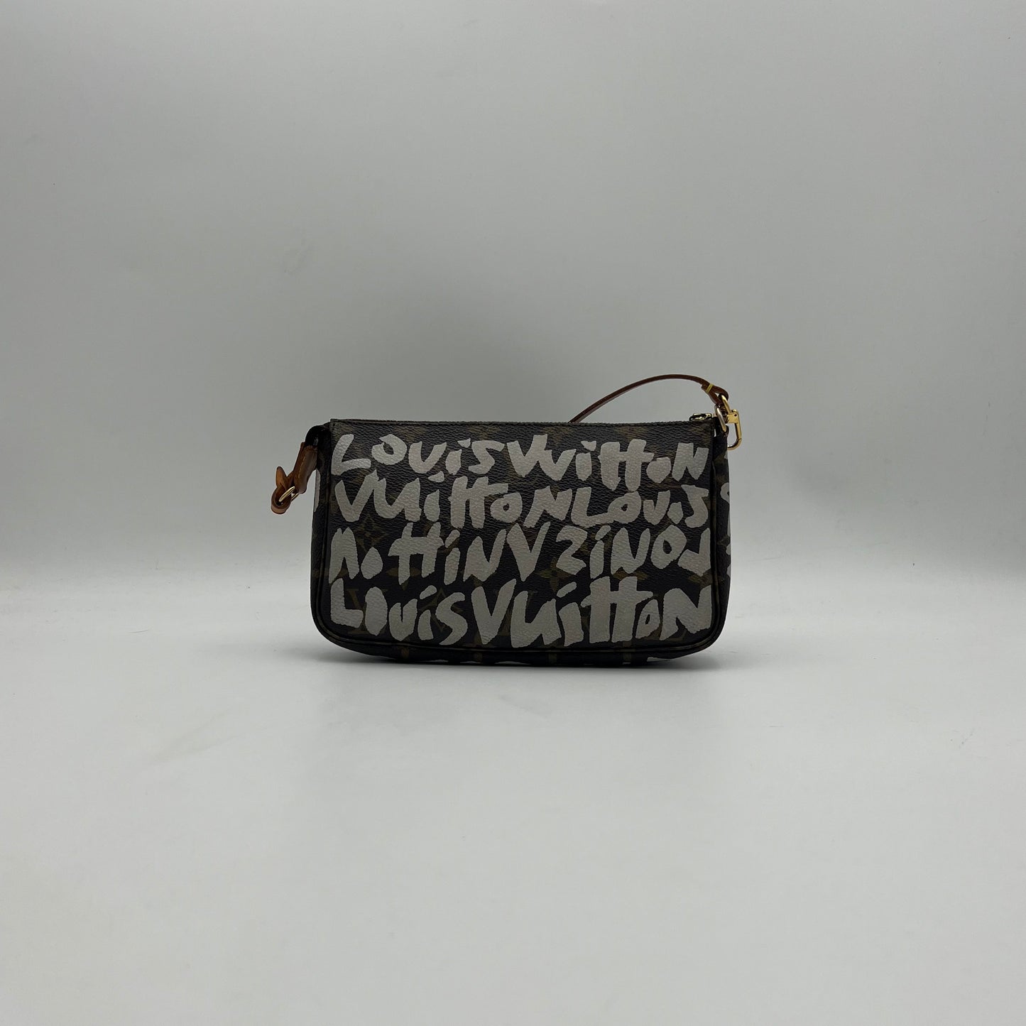 LV x Stephen Sprouse White Graffiti Monogram Pochette