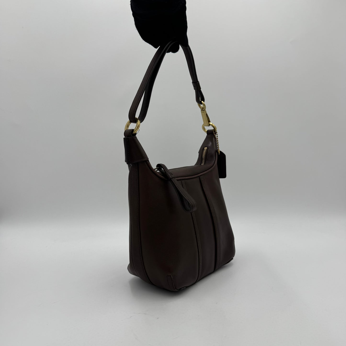 Coach Vintage Brown Leather 6953 Hobo Shoulder Bag