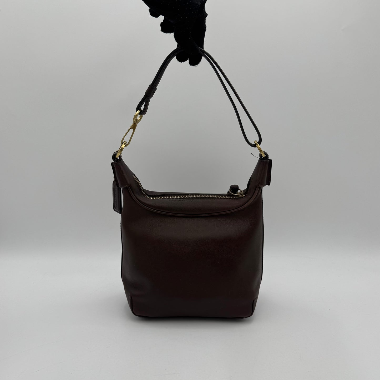 Coach Vintage Brown Leather 6953 Hobo Shoulder Bag