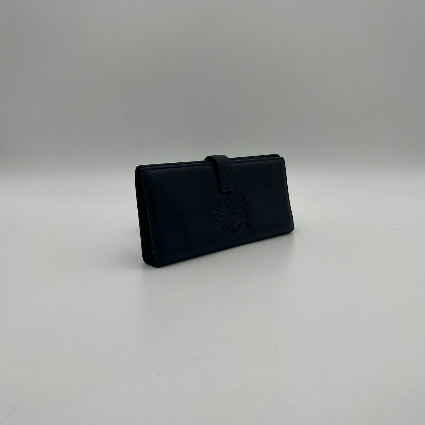 Loewe Black Anagram Soft Leather Long Bifold Wallet
