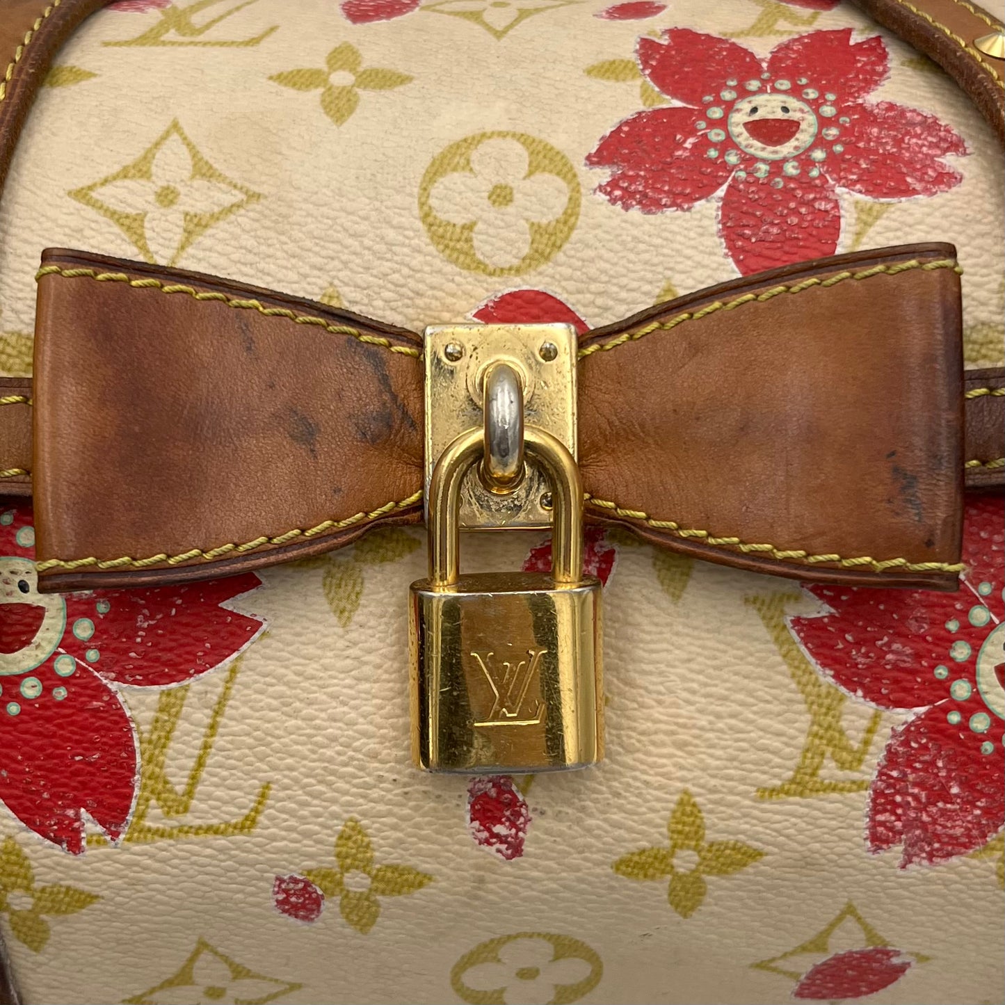 LV Takasahi Murakami Red Cherry Blossoms Papillon