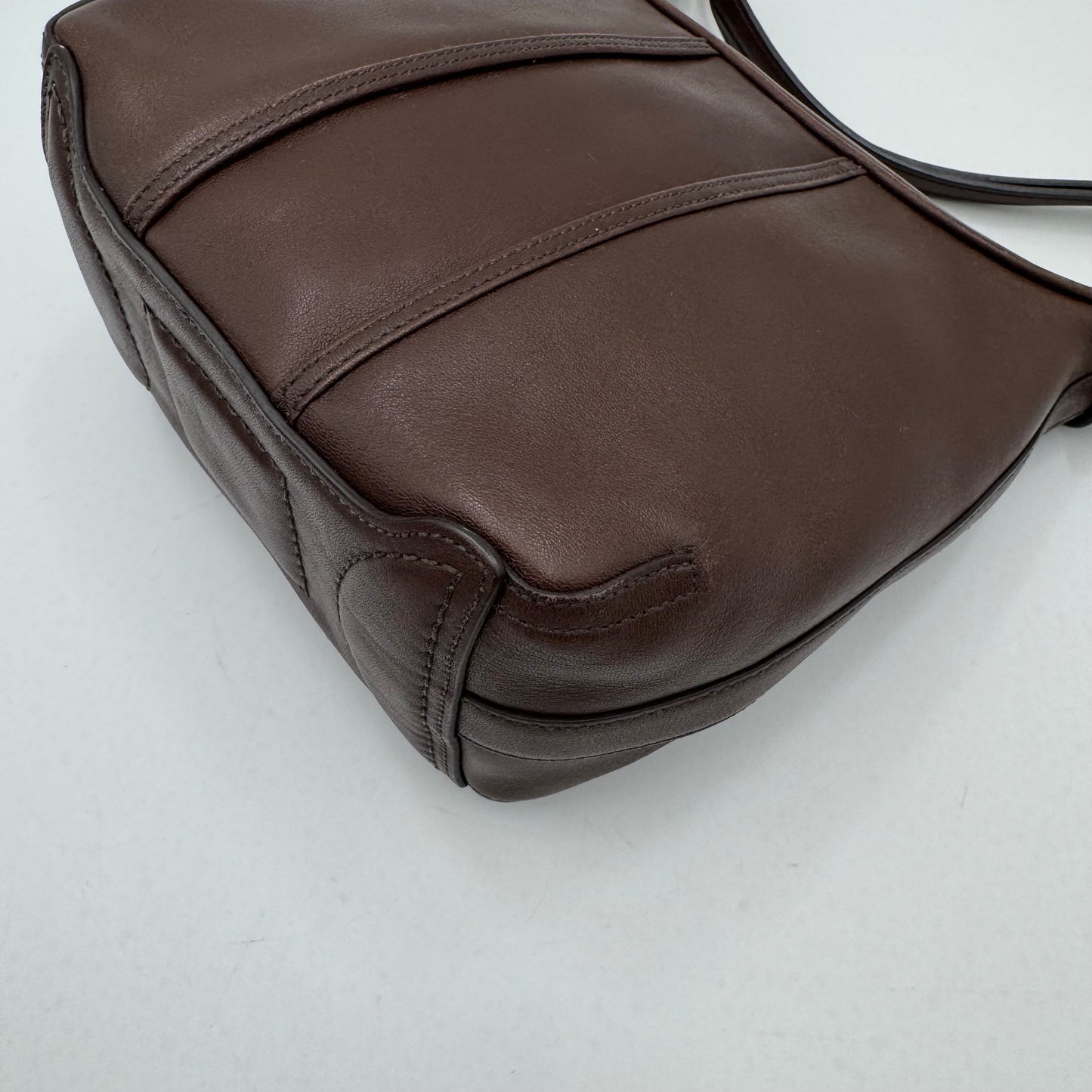 Coach Vintage Brown Leather 6953 Hobo Shoulder Bag