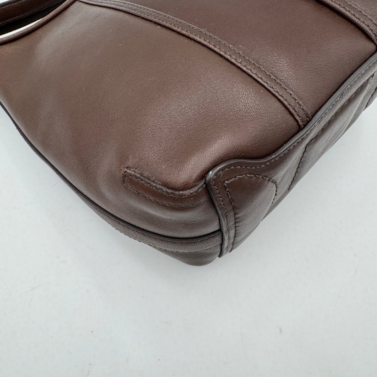 Coach Vintage Brown Leather 6953 Hobo Shoulder Bag