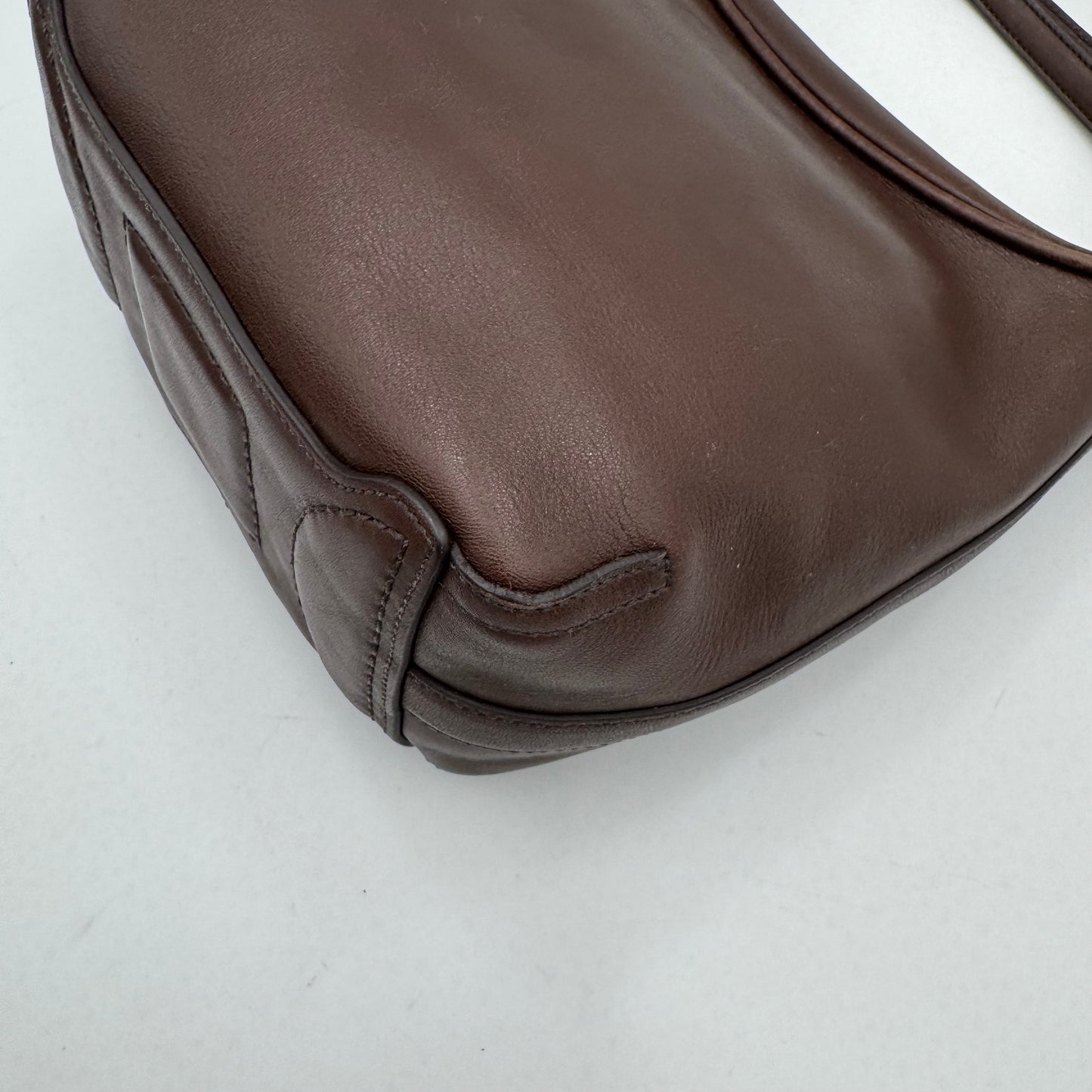 Coach Vintage Brown Leather 6953 Hobo Shoulder Bag