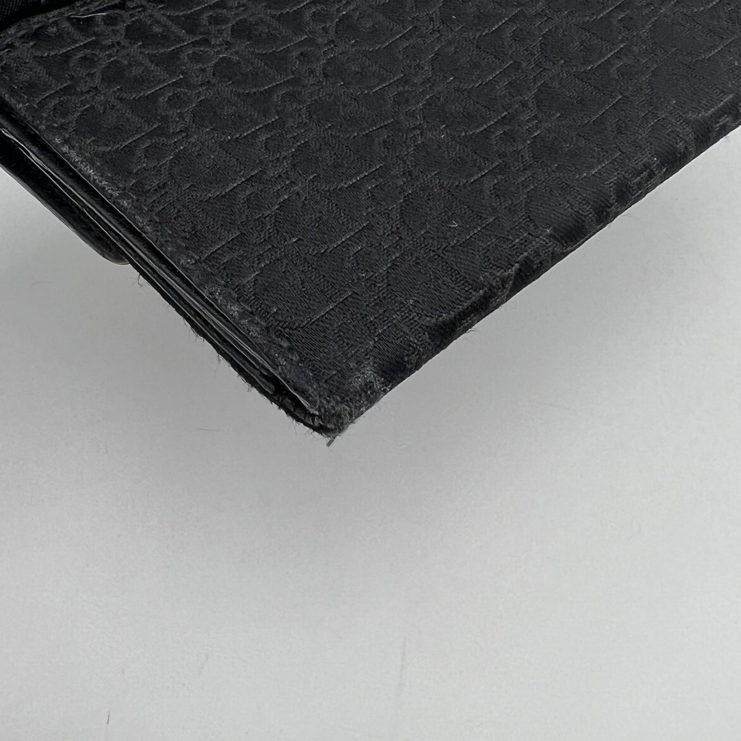 Chirstian Dior Black Trotter Street Chic Trifold Long Wallet