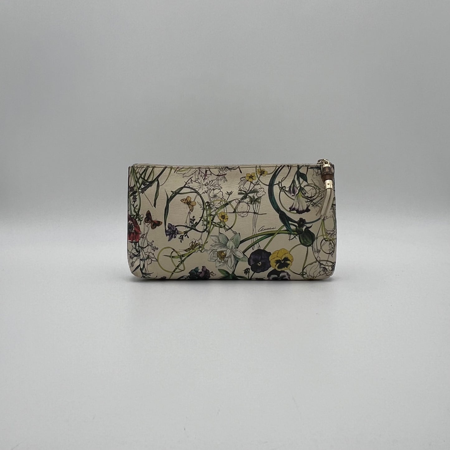 Gucci Floral Zip Pouch