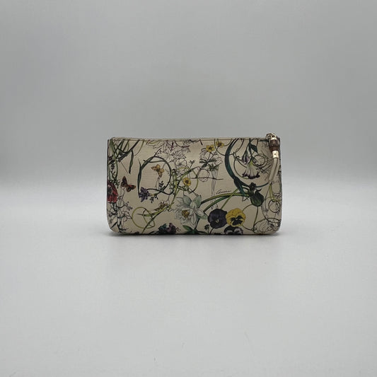 Gucci Floral Zip Pouch