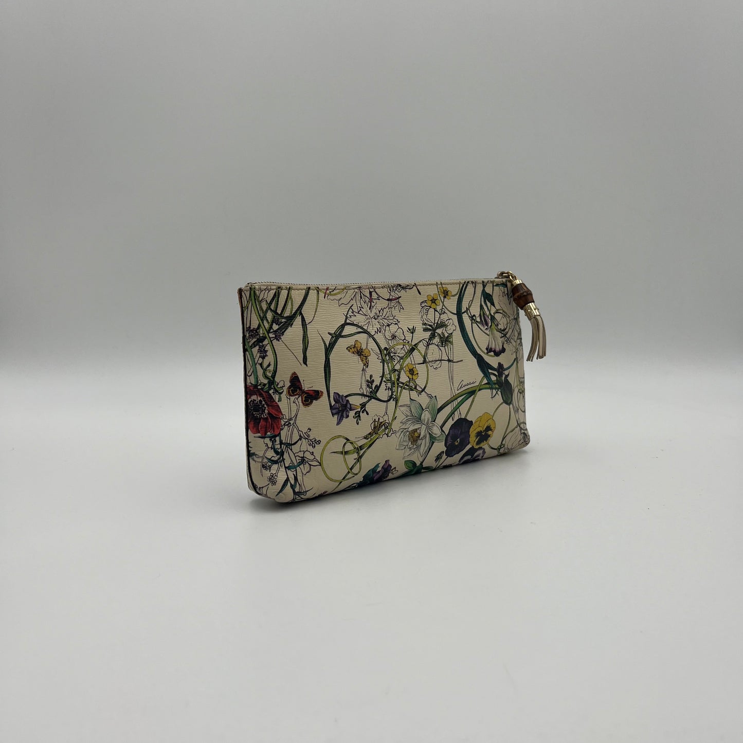 Gucci Floral Zip Pouch