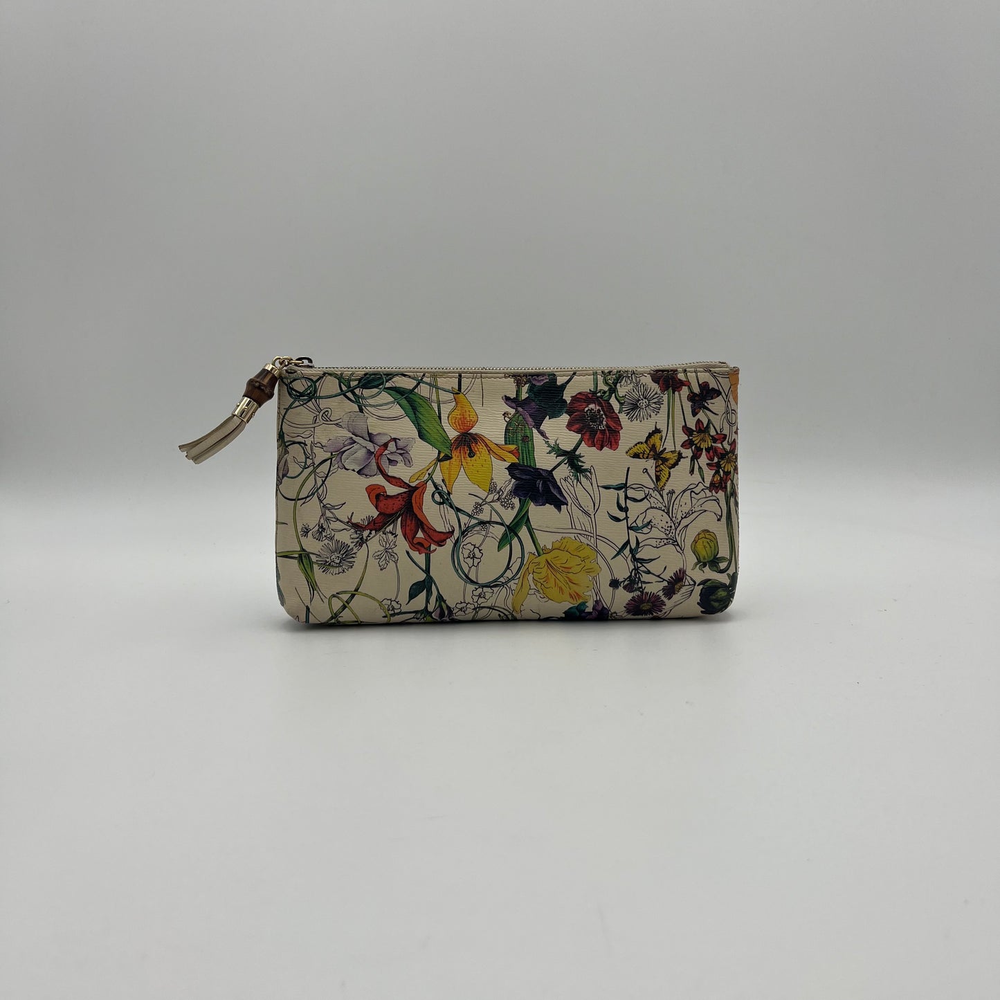 Gucci Floral Zip Pouch