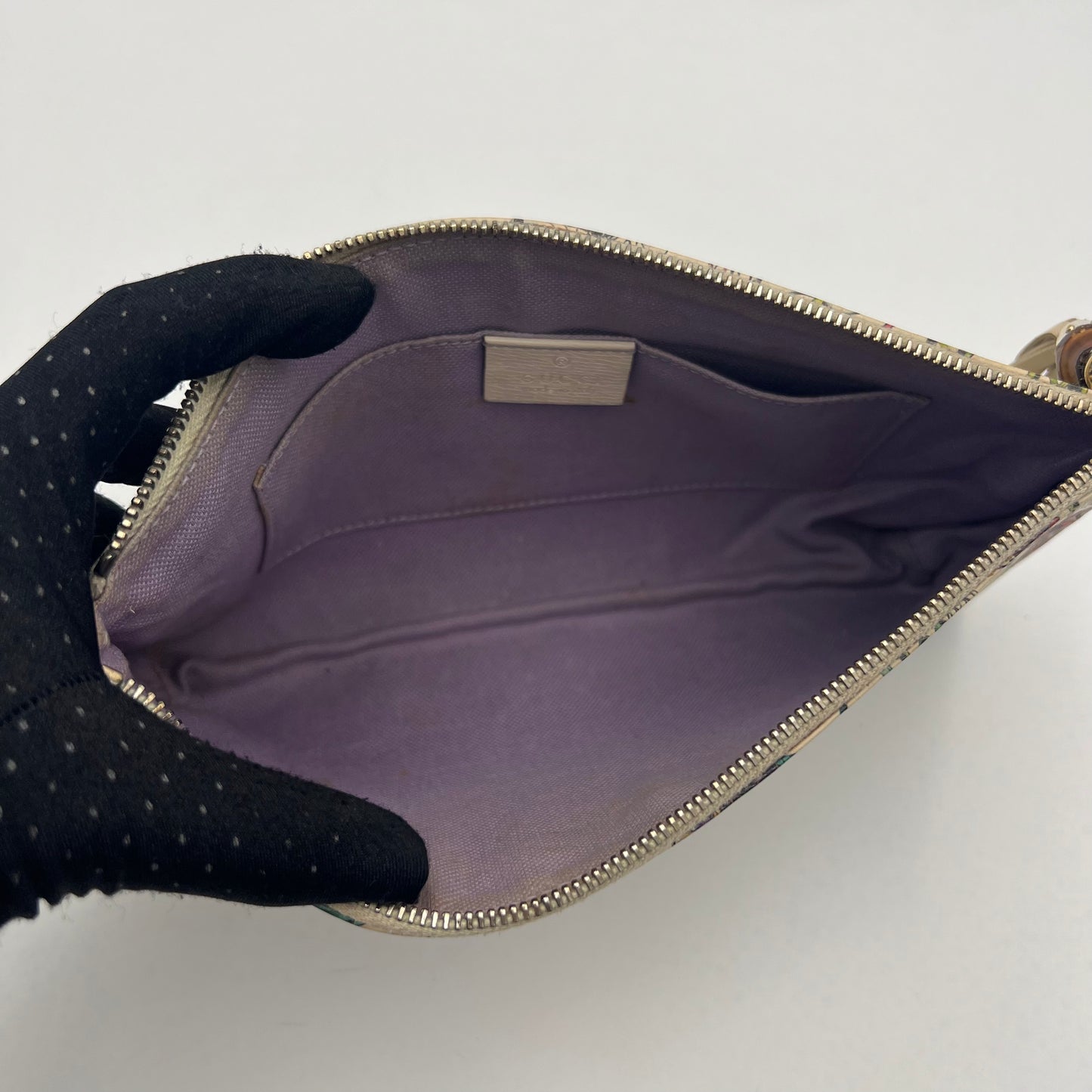 Gucci Floral Zip Pouch
