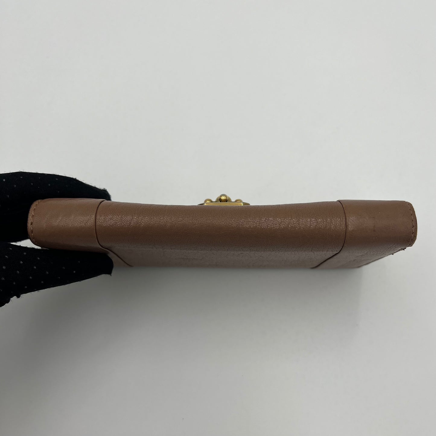 Chloe Brown Leather Elsie Long Wallet