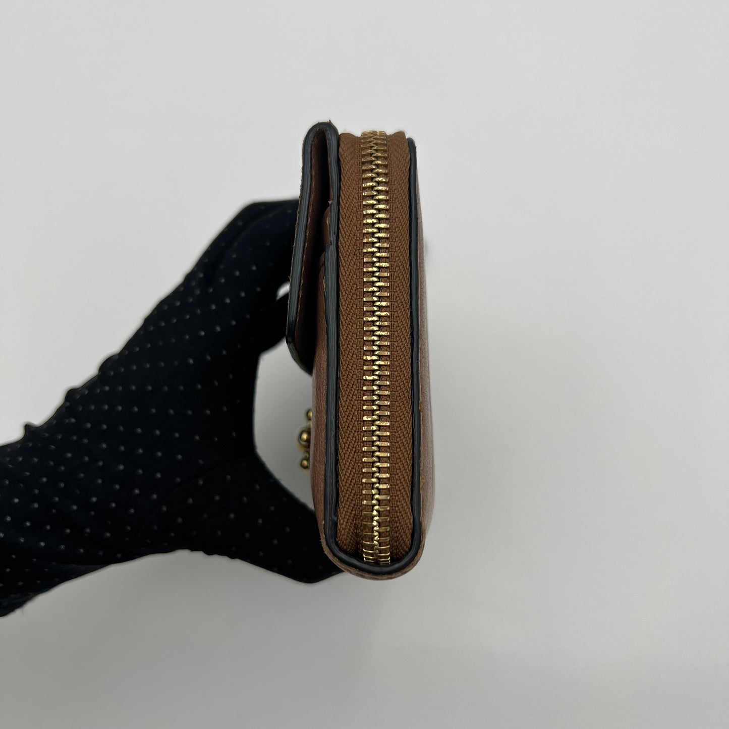 Chloe Brown Leather Elsie Long Wallet