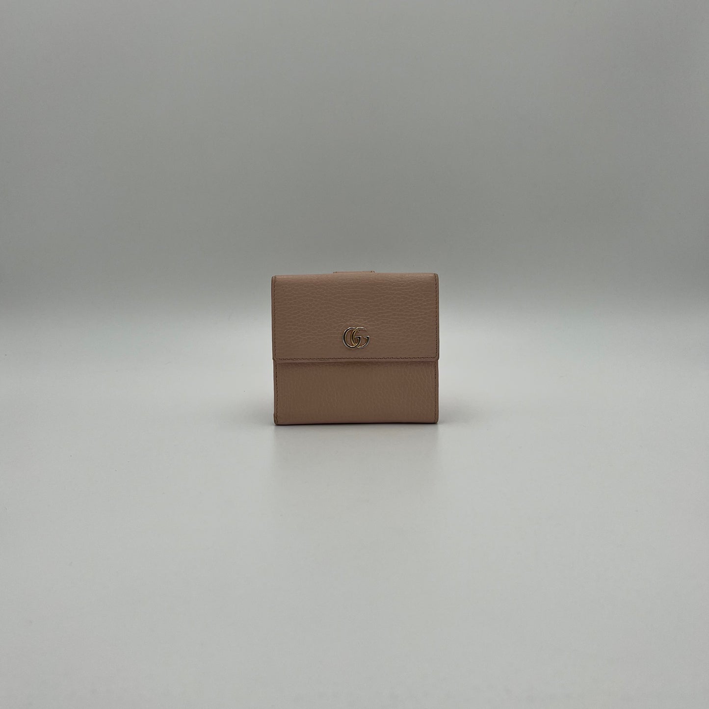 Gucci Light Pink Marmont Short Compact Wallet