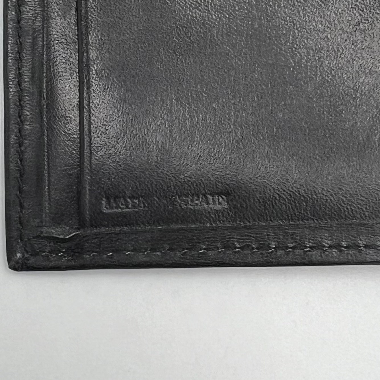 Loewe Black Anagram Leather Passport Holder