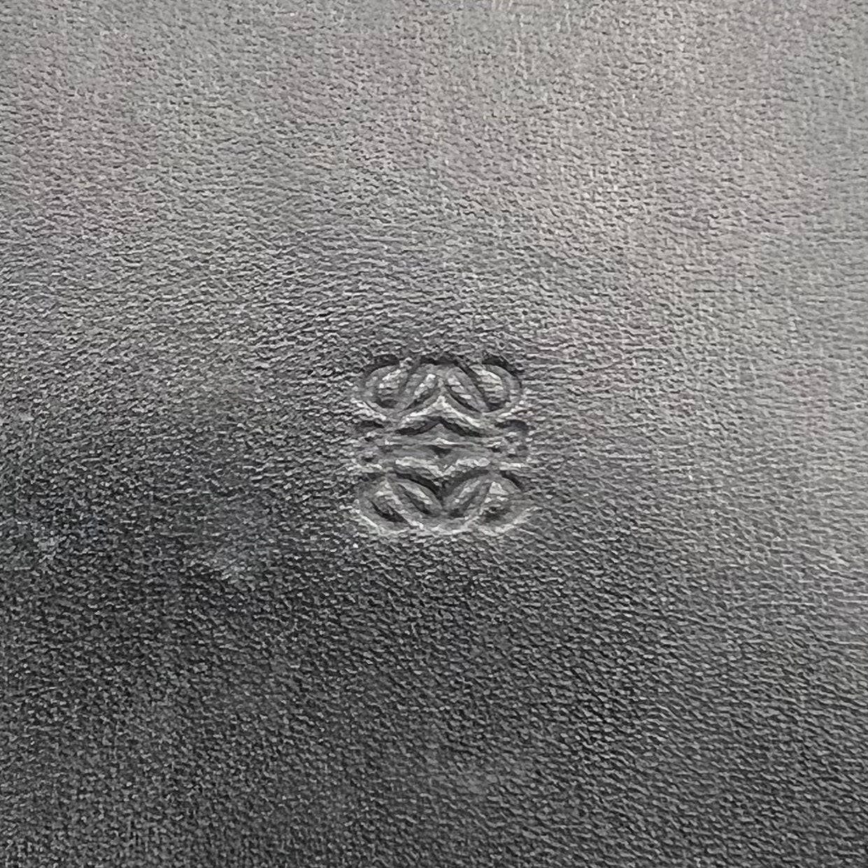 Loewe Black Anagram Leather Passport Holder