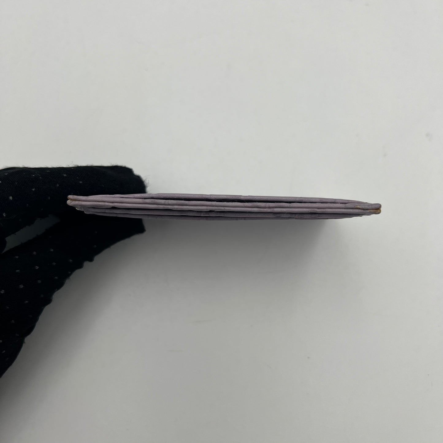 Gucci Lavender Guccissima Leather Card Holder