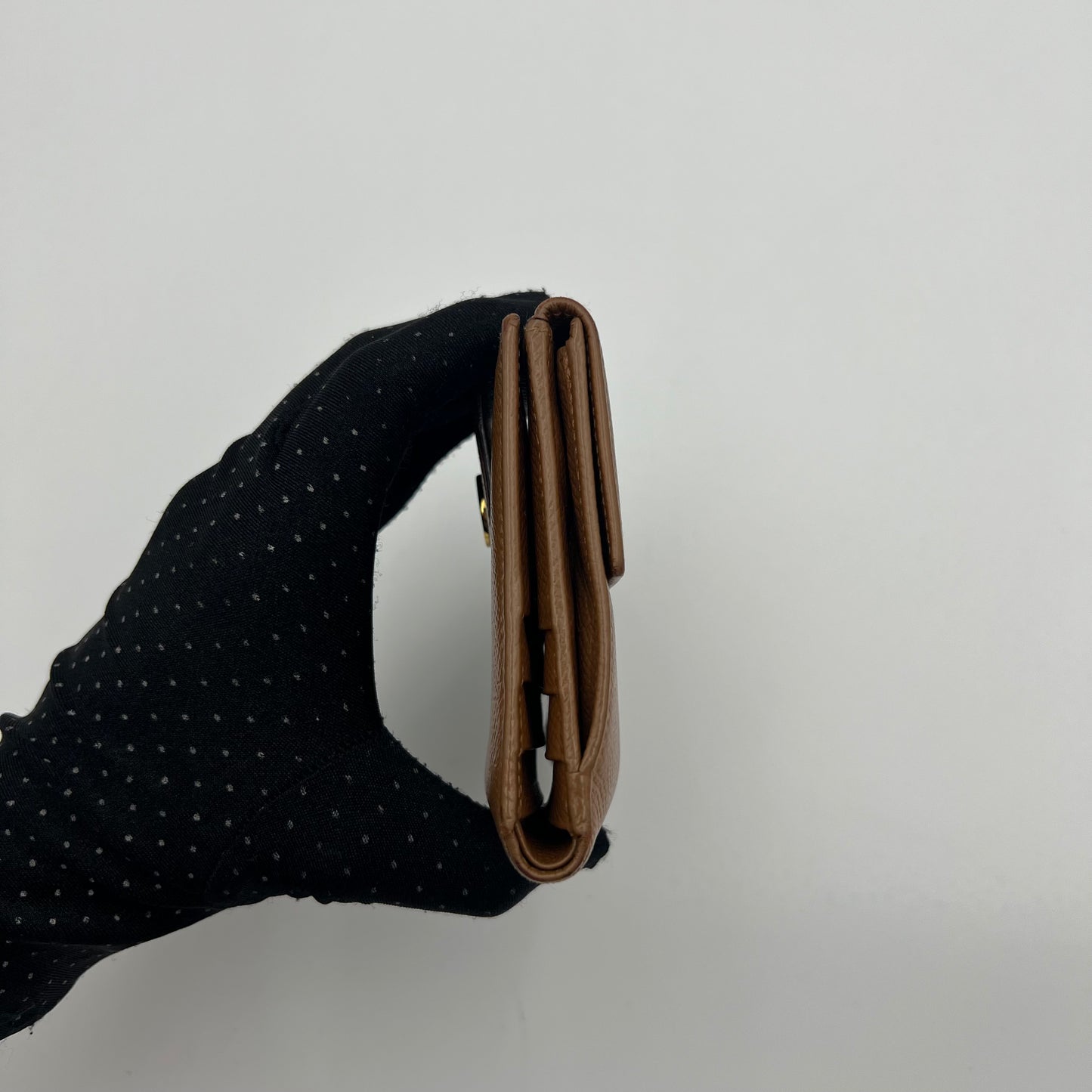 Bvlgari Brown Leather Bifold Wallet