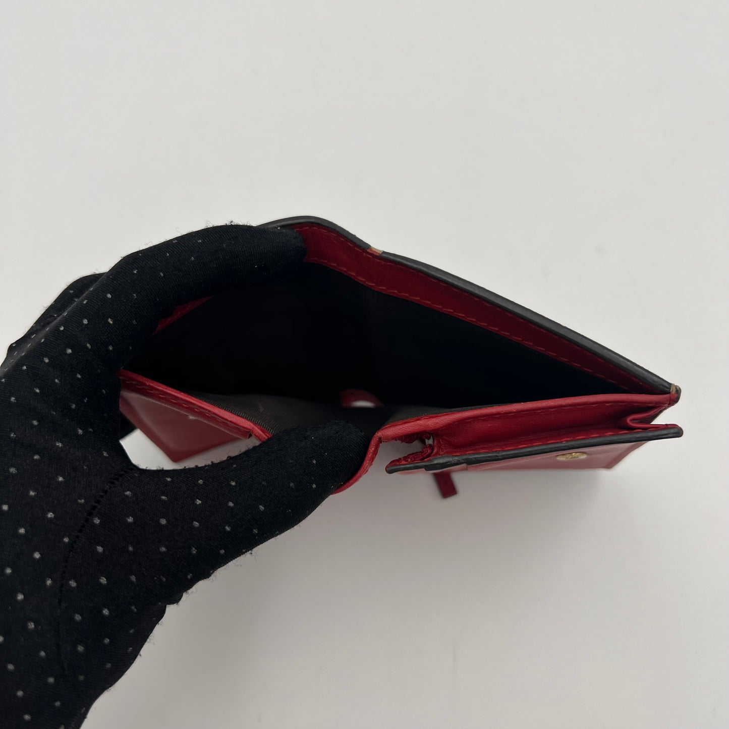 Gucci Monogram Canvas Cherry Short Wallet