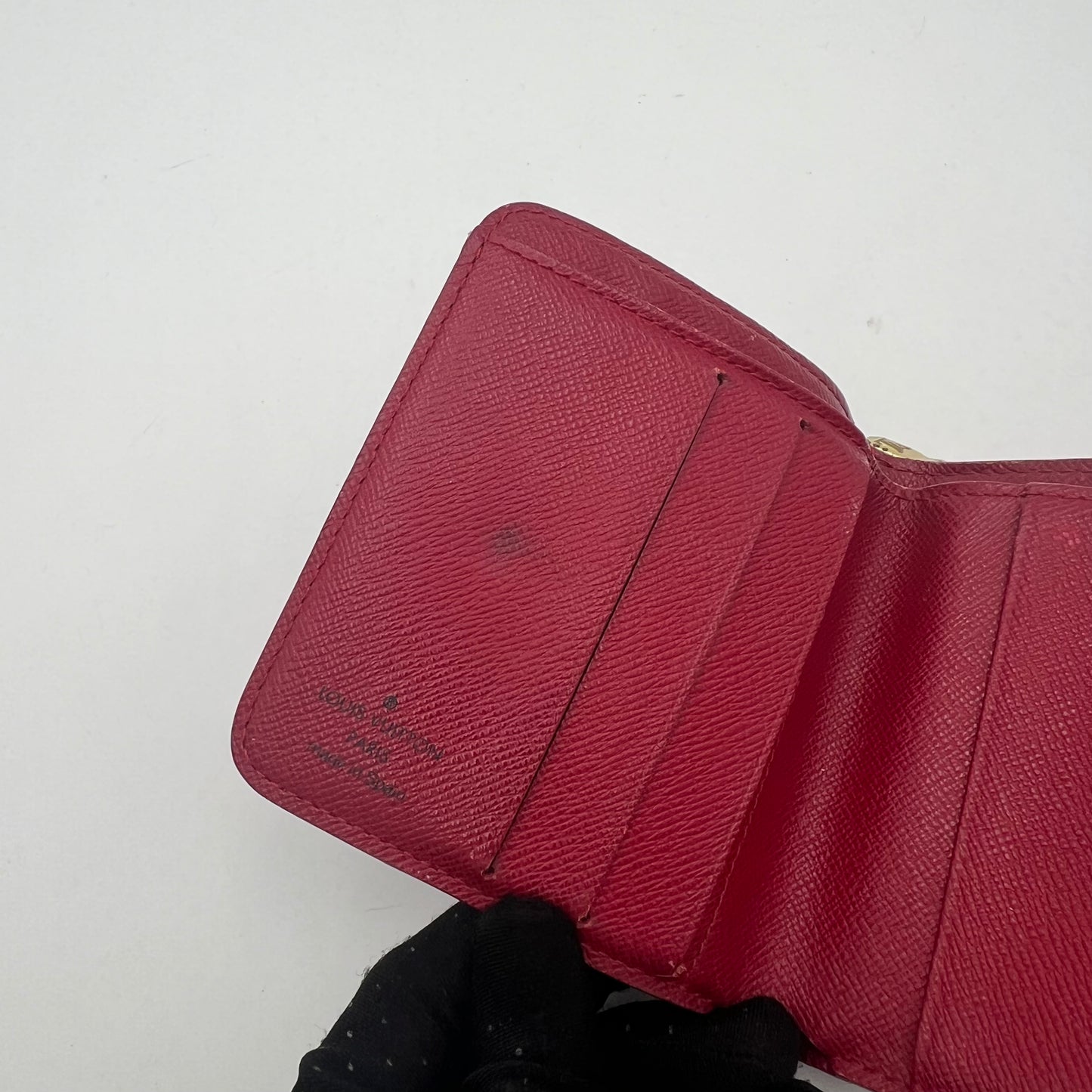 LV Takashi Murakami Monogram Cerises Bifold Compact Wallet