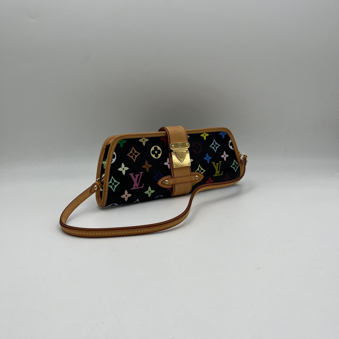 LV Black Multicolor Shirley Shoulder Bag