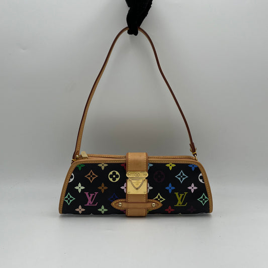 LV Black Multicolor Shirley Shoulder Bag