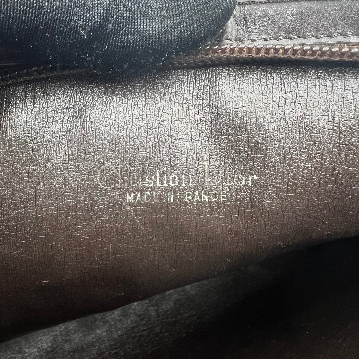 Christian Dior Brown Monogram Trotter Shoulder Bag